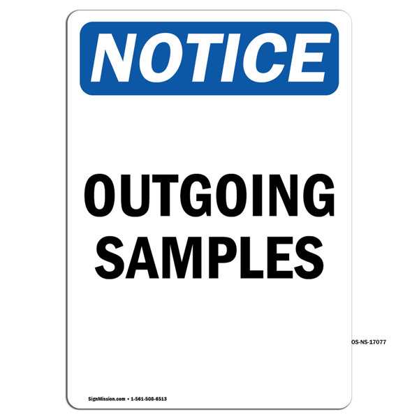 SignMission Outgoing Samples Sign Wayfair